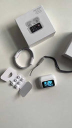 A9 Pro 2 Earbuds – LCD Display, Bluetooth 5.3, 32Hr Battery