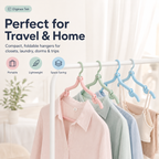 Portable Folding Clothes Hangers – Pack of 12 | Travel & Space-Saving Hangers