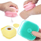 Silicone Bath Body Brush – Soap Dispenser, Exfoliating Scrubber
