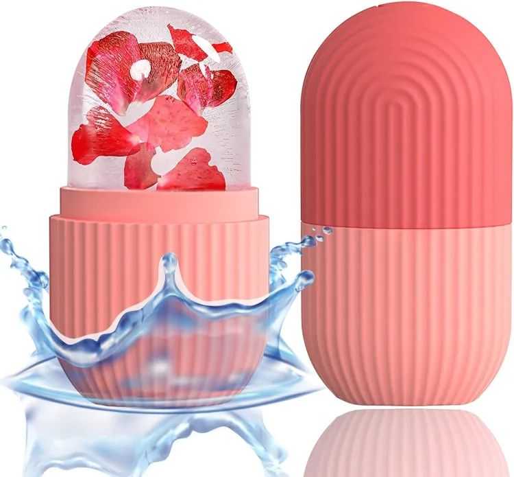 Silicone Ice Cube Roller Massager – Face, Eyes & Neck Skin Care