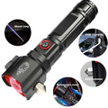Versatile High Power LED Flashlight – Power Bank & Window Hammer