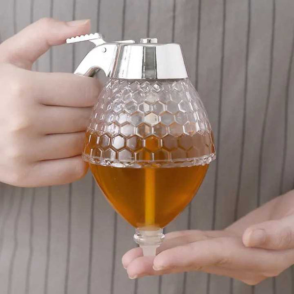 Honey Dispenser with Stand – No Drip, High Capacity